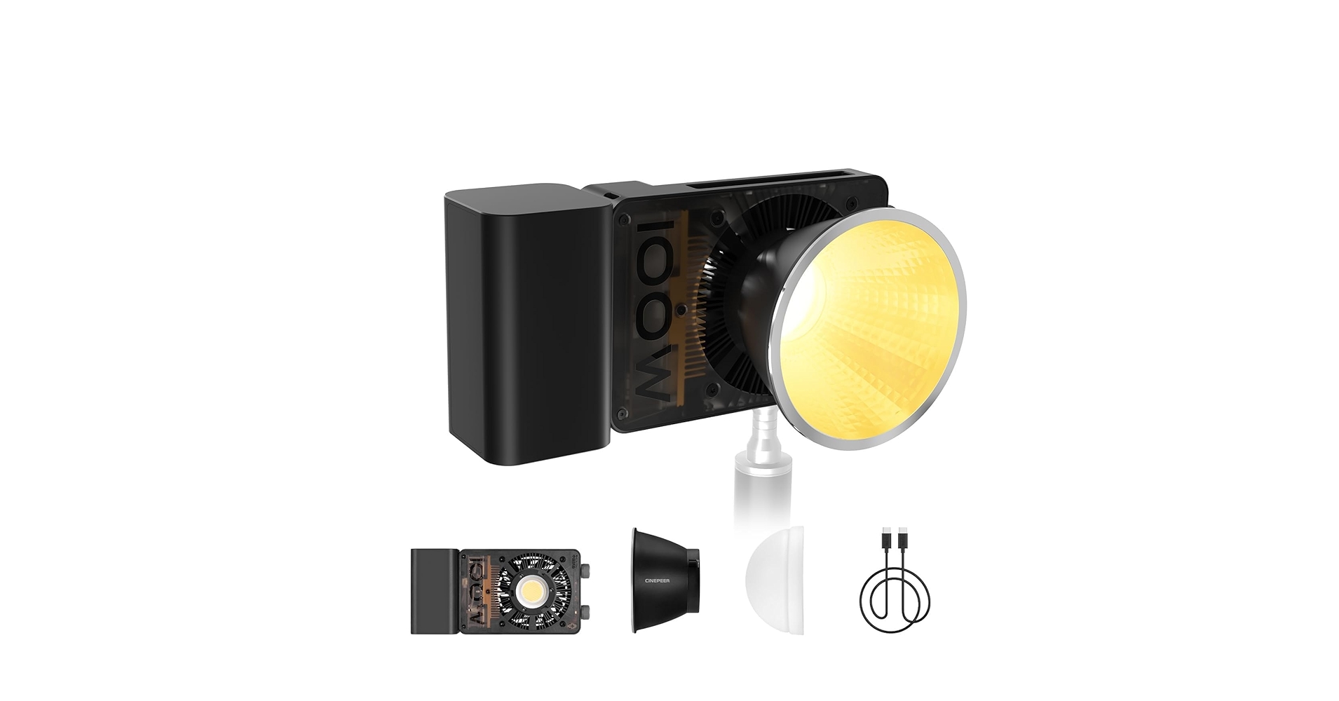 Amazon.com : ZHIYUN CINEPEER CX100 100W LED Video Light